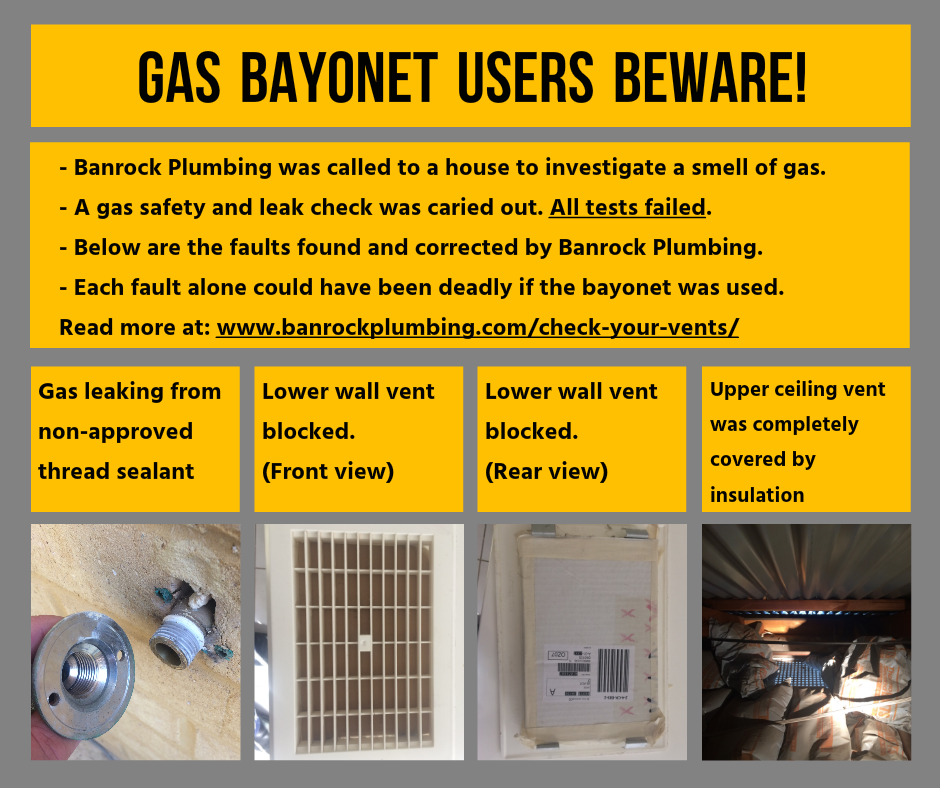 gas bayonet, vents, gas safety, plumbing, ellenbrook,